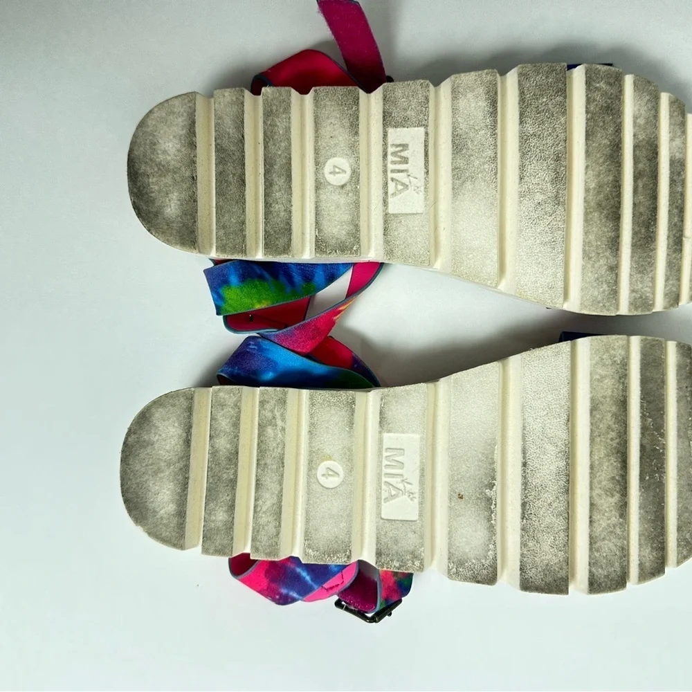 Colorful Tie-Dye Girls sandals 🩴 🌈